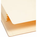 Smead Straight Tab Cut Legal Recycled File Pocket, Manila, 8 1/2" Width x 14" Length, 25 / Box, SMD76124