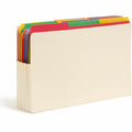 Smead Straight Tab Cut Legal Recycled File Pocket, Manila, 8 1/2" Width x 14" Length, 25 / Box, SMD76124