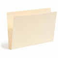 Smead Straight Tab Cut Legal Recycled File Pocket, Manila, 8 1/2" Width x 14" Length, 25 / Box, SMD76124