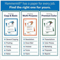 Hammermill Fore Multi-Purpose Paper, White, 11" x 17", 500 / Ream, HAM102848
