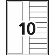 Avery Ready Index® Table of Content Dividers for Laser and Inkjet Printers, 10 tabs, 1 Set