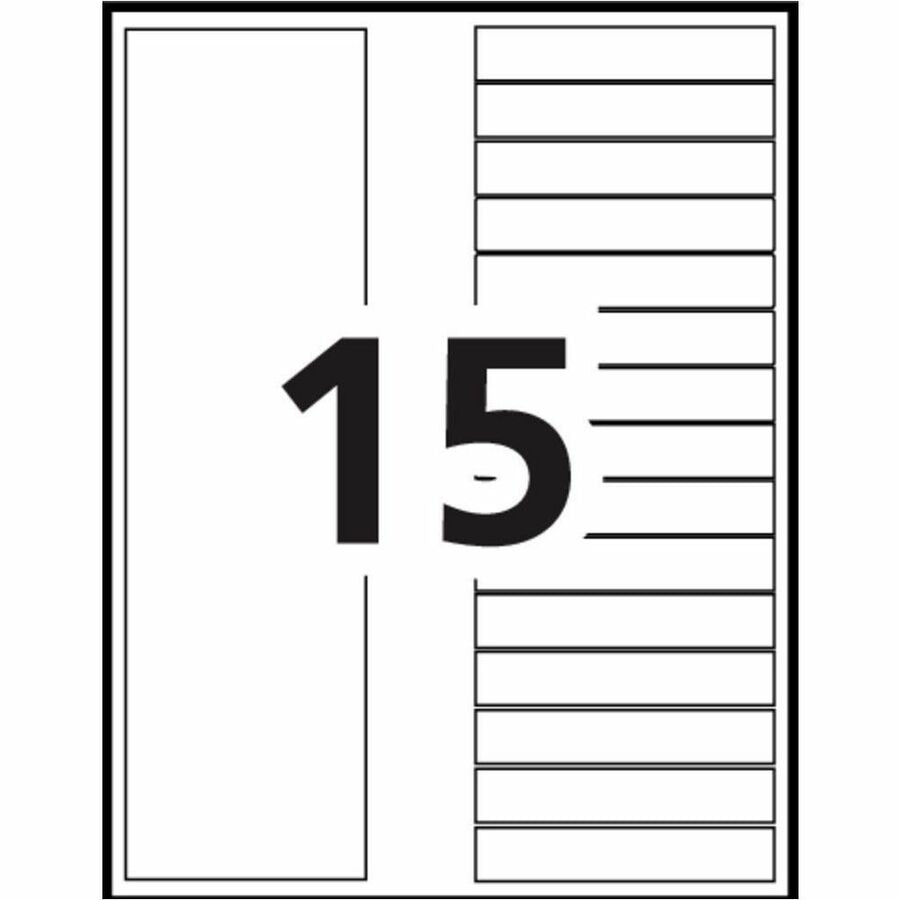 Avery Dividers, 15 Tabs, Ready Index, Multicolor Tabs (11143), 1 Set