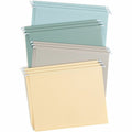 Smead 1/5 Tab Cut Letter Hanging Folder, Assorted, 8 1/2" Width x 11" Length, 12 / Pack, SMD10522