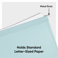 Smead 1/5 Tab Cut Letter Hanging Folder, Assorted, 8 1/2" Width x 11" Length, 12 / Pack, SMD10522