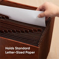 Smead TUFF Letter Expanding File, Brown, 8 1/2" Width x 11" Length, SMD73785