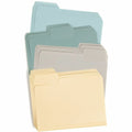 Smead SuperTab 1/3 Tab Cut Letter Top Tab File Folder, Assorted, 8 1/2" Width x 11" Length, 20 / Pack, SMD10521