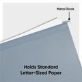 Smead 1/5 Tab Cut Letter Hanging Folder, Assorted, 8 1/2" Width x 11" Length, 12 / Pack, SMD10524