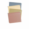 Smead 1/5 Tab Cut Letter Hanging Folder, Assorted, 8 1/2" Width x 11" Length, 12 / Pack, SMD10524