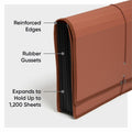 Smead TUFF Legal File Wallet, Redrope, 8 1/2" Width x 14" Length, SMD73789