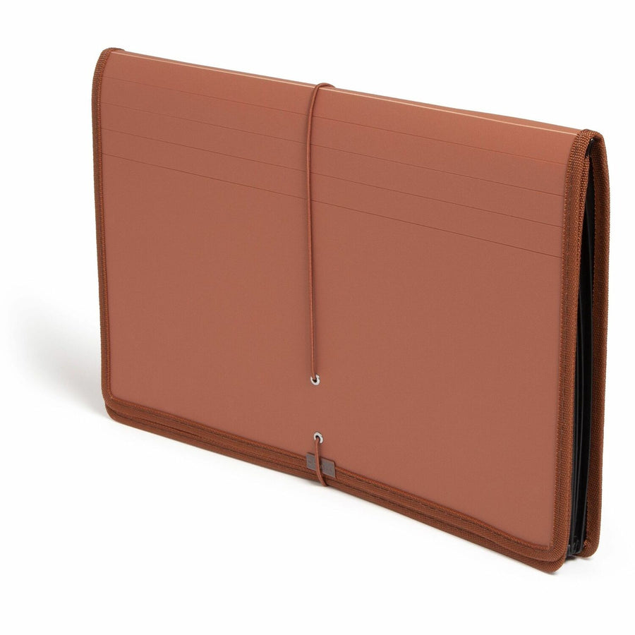 Smead TUFF File Wallet, 10.625" x 16.344", Redrope, Rubber, 1200 Sheets, Card Holder, SMD73789
