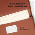 Smead TUFF Legal File Wallet, Redrope, 8 1/2" Width x 14" Length, SMD73789