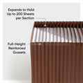 Smead TUFF Letter Expanding File, Brown, 8 1/2" Width x 11" Length, SMD73786
