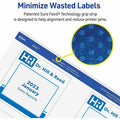 Avery Matte, White, 3"x3" Square Labels, White Matte, 150 / Pack, AVE05659