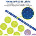 Avery Matte, White, 1" Round Labels, White Matte, 1200 / Pack, AVE05656