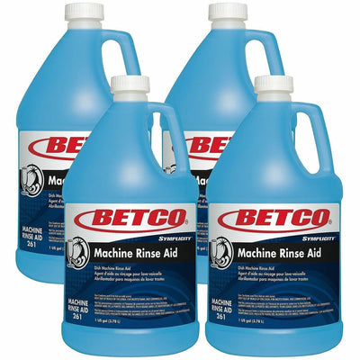 Betco Symplicity Machine Rinse Aid, Blue, 4 / Carton — view 1