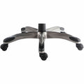 Lorell Sera High-Back Manager Chair with Height-Adjustable Arms, Black, LLR63272