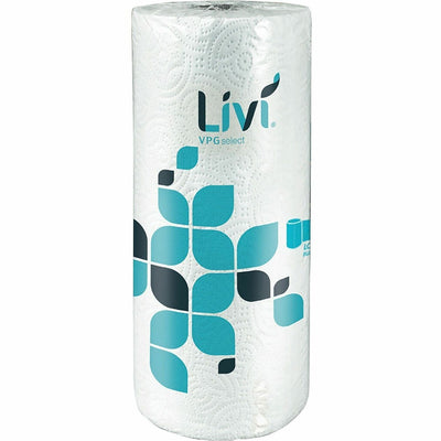 Solaris Paper Livi VPG Select Kitchen Paper Towels, Bright White, SOL41508