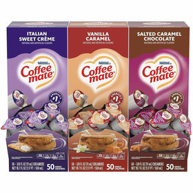 Nestle S.A Coffee mate Liquid Creamer Singles, White, 3 / Carton, NES42865