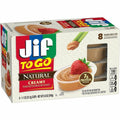 J.M. Smucker Jif To-Go Creamy Natural Peanut Butter Cups, 8 / Pack, SMU99266