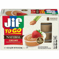 J.M. Smucker Jif To-Go Creamy Natural Peanut Butter Cups, 8 / Pack, SMU99266