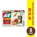 J.M. Smucker Jif To-Go Creamy Natural Peanut Butter Cups, 8 / Pack, SMU99266