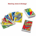 Mattel UNO Junior Card Game For Kids With Simple Rules & Animal Matching For 2-4 Player, Multi, MTTGKF04