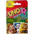 Mattel UNO Junior Card Game For Kids With Simple Rules & Animal Matching For 2-4 Player, Multi, MTTGKF04