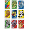 Mattel UNO Junior Card Game For Kids With Simple Rules & Animal Matching For 2-4 Player, Multi, MTTGKF04