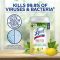 Reckitt Benckiser plc Lysol Plant-Based Fiber Disinfecting Wipes, White, 6 / Carton, RAC49128
