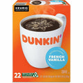 Keurig Dr Pepper . Dunkin' K-Cup, Pod French Vanilla Coffee, 4 / Carton, GMT1268CT
