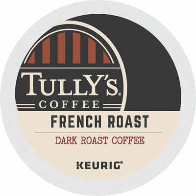 Keurig Dr Pepper Tully's K-Cup French Roast Coffee, 4 / Carton, GMT192619CT