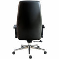 Lorell Fuerte Executive High-Back Chair with Adjustable Arms, Black, LLR63300