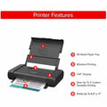 Canon PIXMA TR160 Portable Wired/Wireless Inkjet Printer - Color, CNMTR160