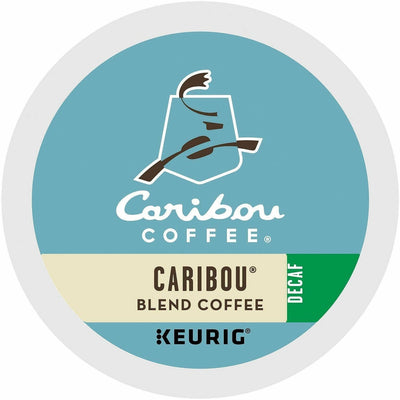 Keurig Dr Pepper . Caribou Coffee K-Cup Blend Decaf Coffee, 4 / Carton, GMT6995CT