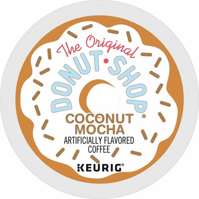Keurig Dr Pepper . The Original Donut Shop K-Cup, Pod Coconut Mocha, 4 / Carton, GMT6248CT