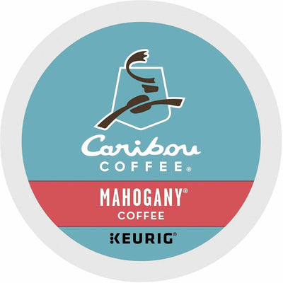 Keurig Dr Pepper . Caribou Coffee K-Cup Mahogany Coffee, 4 / Carton, GMT6990CT