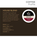 Keurig Dr Pepper . Peet's Coffee K-Cup House Blend Coffee, 4 / Carton, GMT2410CT