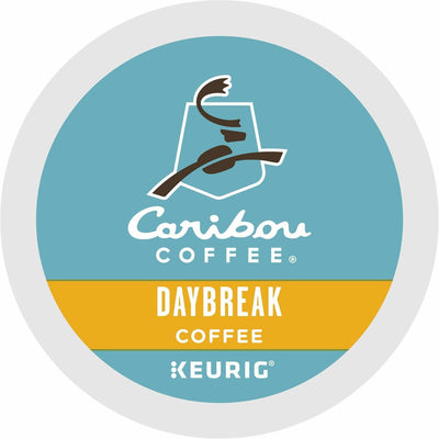 Keurig Dr Pepper Caribou Coffee K-Cup Daybreak Coffee, 4 / Carton, GMT6994CT