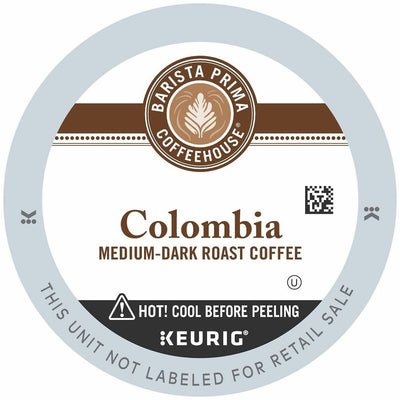 Keurig Dr Pepper . Barista Prima K-Cup, Pod Colombia Coffee, 4 / Carton, GMT6613CT