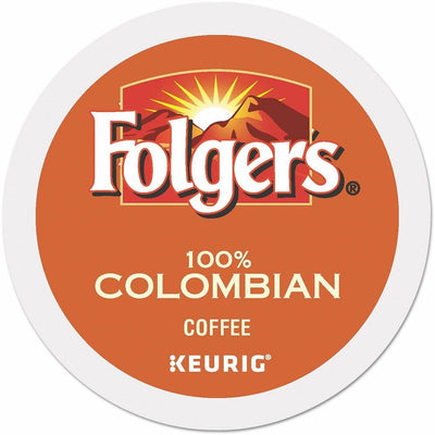 Keurig Dr Pepper . Folgers K-Cup 100% Colombian Coffee, 4 / Carton, GMT7459CT