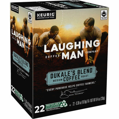 Keurig Dr Pepper . LAUGHING MAN K-Cup Dukale's Blend Coffee, 4 / Carton, GMT8338CT