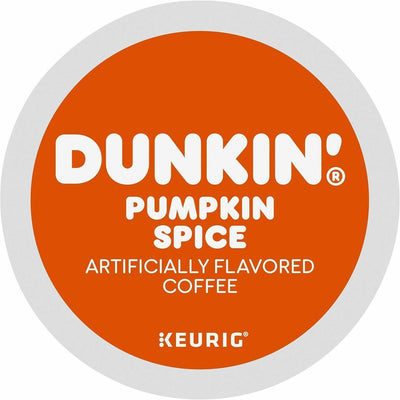 Keurig Dr Pepper . Dunkin' Donuts K-Cup Pumpkin Spice Coffee, 4 / Carton, GMT7596CT