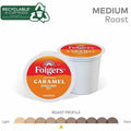 Keurig Dr Pepper . Folgers K-Cup Buttery Caramel Coffee, 4 / Carton, GMT7461CT
