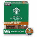Starbucks K-Cup Decaf Pike Place Roast Coffee, 4 / Carton, SBK12434952CT