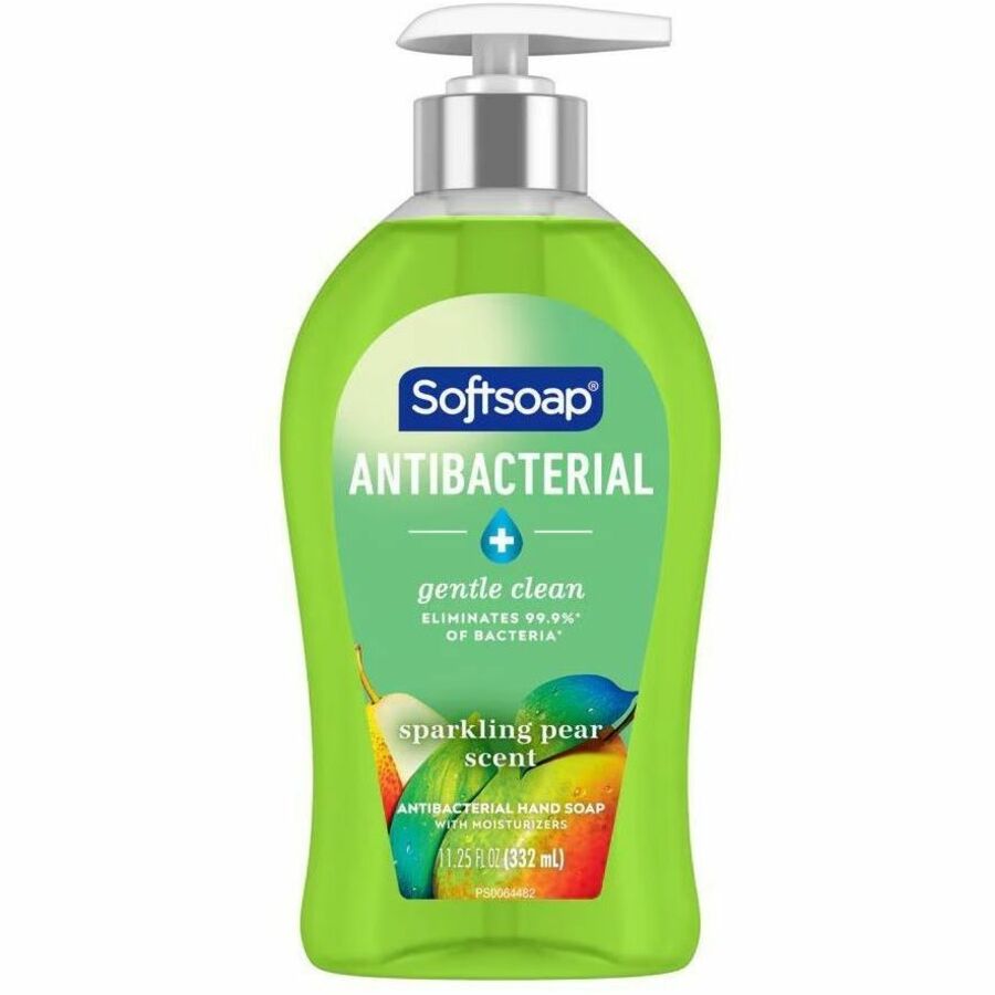 Softsoap Antibacterial Soap Pump, Green, Phthalate-free, 6 / Carton, CPCUS07326ACT