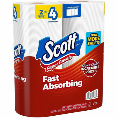 Kimberly-Clark Scott Choose-A-Sheet Paper Towels, White, 12 / Carton, KCC56666CT