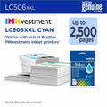 Brother LC506XXLC Original Super High Yield Inkjet Ink Cartridge - Cyan -, BRTLC506XXLCS