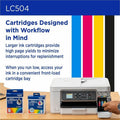 Brother Original Standard Yield Inkjet Ink Cartridge - Black -, BRTLC504BKS
