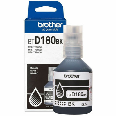 Brother Genuine BTD180BK High Yield Black Ink Bottle — view 1