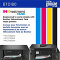 Brother Genuine BTD180M High Yield Magenta Ink Bottle, BRTBTD180MS